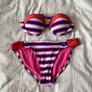 Striped swimsuit